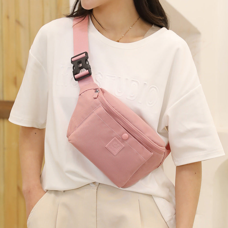 Wholesale Simple Waterproof Nylon Waist Bag